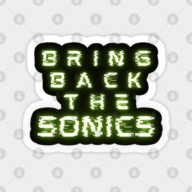 Bring Back The Sonics! Sticker by capognad